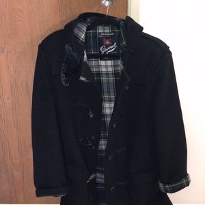 Mid Length Duffle Coat (Green Tarten)